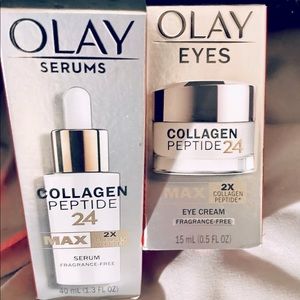 NIB OLAY REGENERIST 24 HR MAX SERUM & EYE CREAM SET 🧴👁